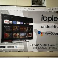 IOPLEE ANDROID SMART TV 43’’+ STAFFA PER PARETE