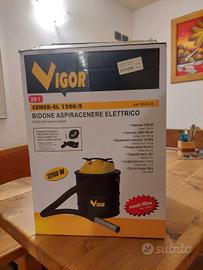 Bidone aspiracenere elettrico Vigor