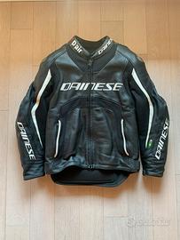 Giacca in pelle perforata Dainese Misano D-Air