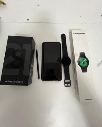 Samsung Galaxy S21 Ultra 128GB + Galaxy Watch4