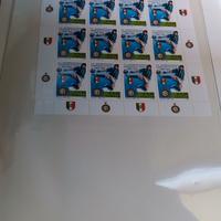 2010 Inter campione  nuovo  foglietto intero