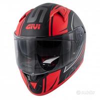 Casco givi 50.6 stoccarda blades matt black/red