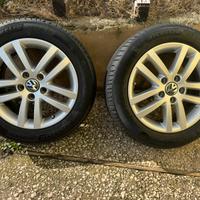 4 Cerchi in lega 16” Originali Volkswagen + Gomme