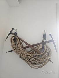 Vecchia Corda d’alpinismo Esercito d’epoca