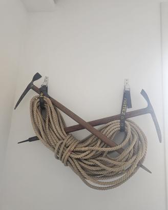 Vecchia Corda d’alpinismo Esercito d’epoca