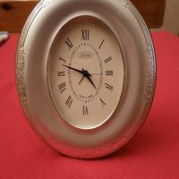 orologio in cornice argento