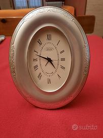 orologio in cornice argento
