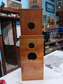  casse acustiche vuote in ciliegio