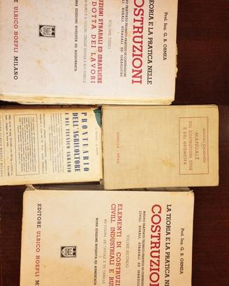 Libri scuola geometra 1952