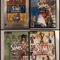 4 giochi PC The Sims