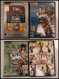 4 giochi PC The Sims