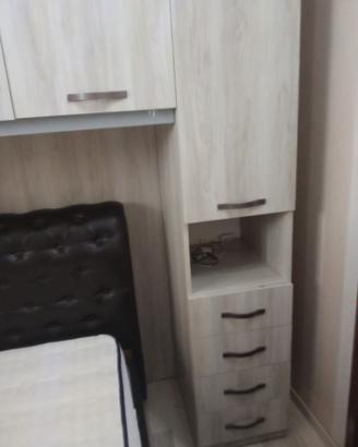 Armadio e letto
