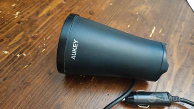 Aukey porta bicchiere con inverter per auto