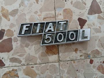 scritta per fiat 500
