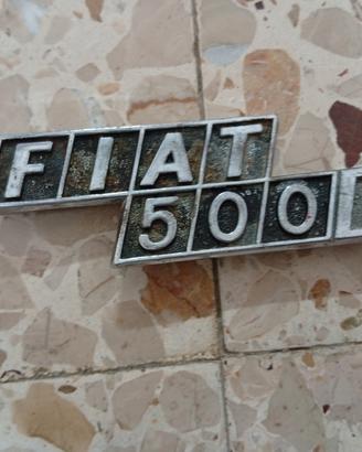 scritta per fiat 500