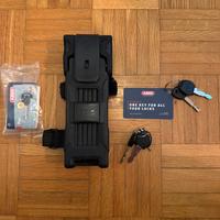 Lucchetto pieghevole per bicicletta