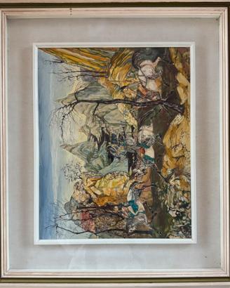 Quadro firmato Luigi Scapini – scena figurativa