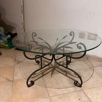 Tavolino vetro (+ lampade gratis)