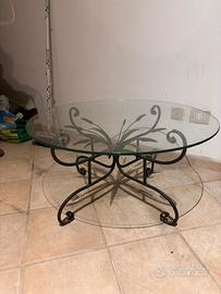 Tavolino vetro (+ lampade gratis)