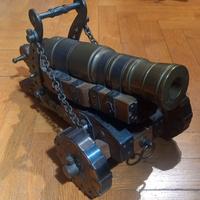 Modello cannone antico