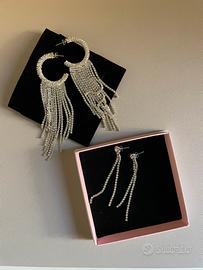 Orecchini Pendenti Set con Brillanti