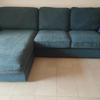 Divano Ikea Kivik 3 posti con chaise longue