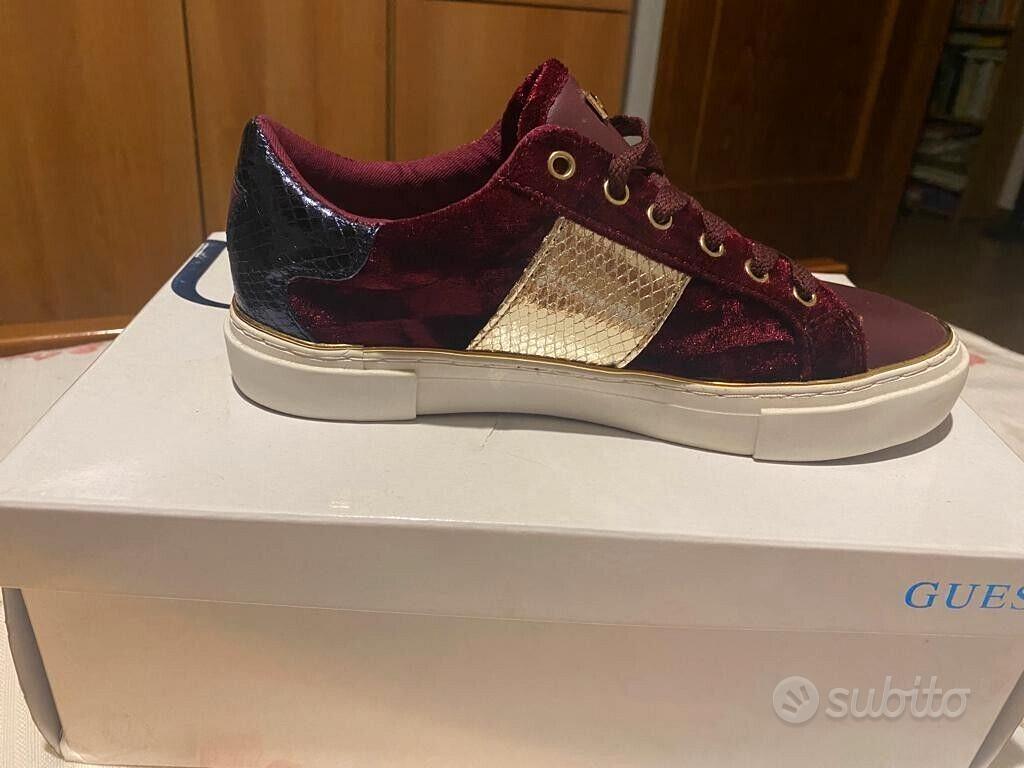 Scarpe 2024 guess bordeaux