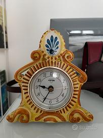 Orologio ceramica Caltagirone De Caro