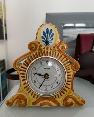 Orologio ceramica Caltagirone De Caro