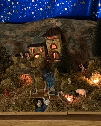 Presepe, presepio da interno, casa.