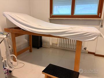 lettino professionale regolabile