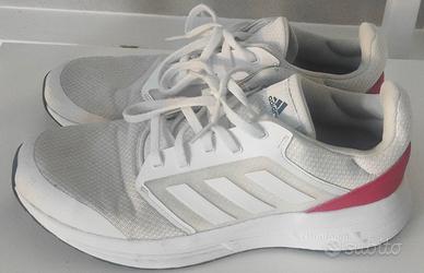 Adidas Galaxy 5 White - Crew Navy