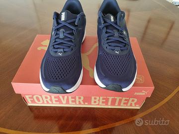 Scarpe Puma Running nuove blu, n. 46, da 149 a 69€