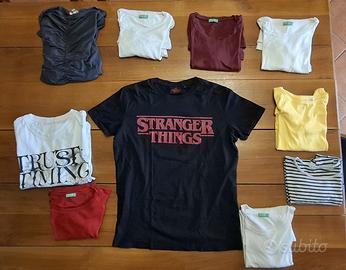 Stock 10 t-shirt donna taglia S e M