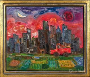 TRENTO LONGARETTI TREVIGLIO 1916-2017 OLIO SU TELA