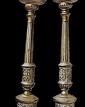 2 CANDELABRI '800 STILE IMPERO