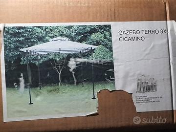 Gazebo da giardino in ferro 