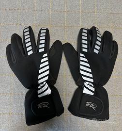 Guanti moto Giudici con giubbino catarifrangente