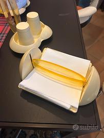 Set Porta tovaglioli, scottex bicchieri