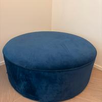 Pouf rotondo blu westwing