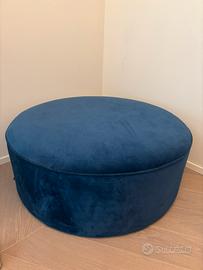 Pouf rotondo blu westwing