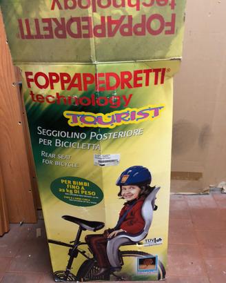 Seggiolino posteriore per bici per bambini