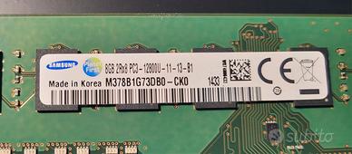 RAM - SAMSUNG ORIGINALE -  8GB DDR3 1600MHz
