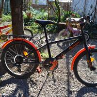 BICI TREKKING 20 POLLICI 500 NERO-ARANCIONE 2020