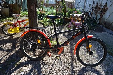 BICI TREKKING 20 POLLICI 500 NERO-ARANCIONE 2020