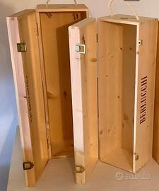 4 Cassette  Legno Vino Nuove