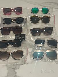Stock occhiali da sole