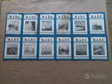 rivista mensile MARE annata COMPLETA 1955 [F6]