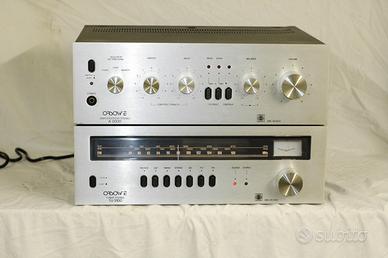 Radio e amplificatore funzionanti