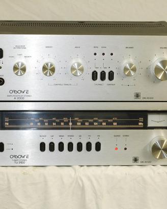 Radio e amplificatore funzionanti